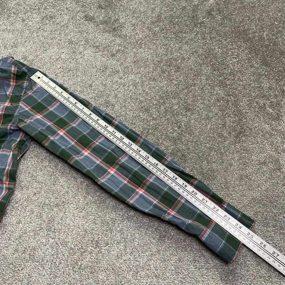 J.Crew Mercantile Slim Fit Flannel Shirt Mens Medium Multi Plaid Long Sleeve Top